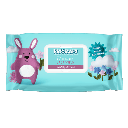 Kiddicare Lightly Scented Ultra Thick Baby Wipes 72 pack