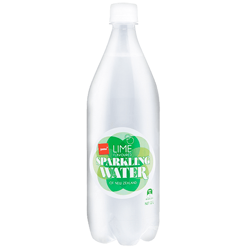 Pams Sparkling Lime Water