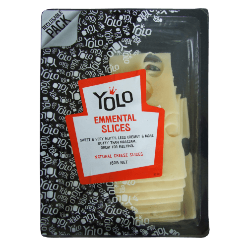 Yolo Emmental Cheese Slices 160 g