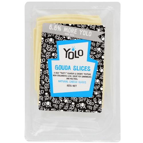 Yolo Gouda Cheese Slices 160 g