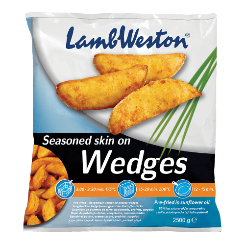 Lamb Weston Seasoned Skin on Wedges