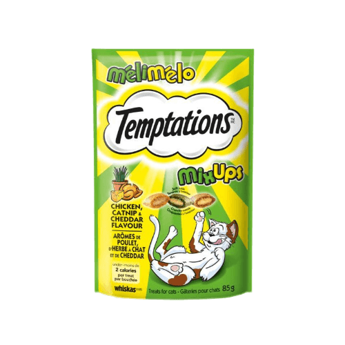 Temptations Mix Ups Chicken Catnip & Cheddar Flavour Treats For Cats