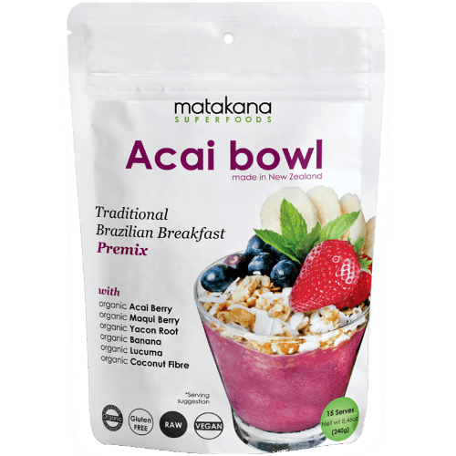 Matakana Superfoods Acai Bowl Traditional Brazilian Breakfast Premix 240 g