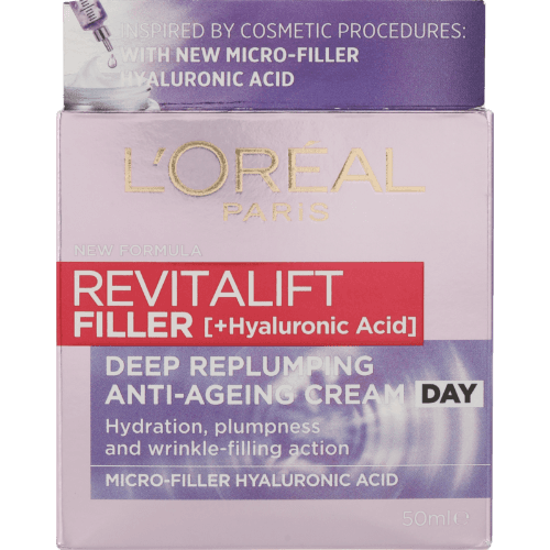 L'Oreal Paris Revitalift Filler [+HA] Deep Replumping Anti-Ageing Day Cream