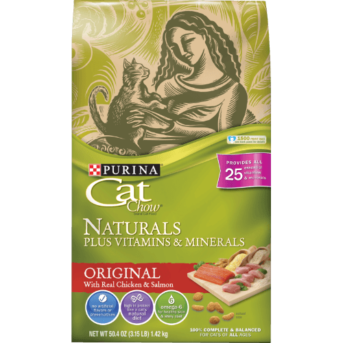 Purina Cat Chow Adult Naturals Original Chicken & Salmon Dry Cat Food