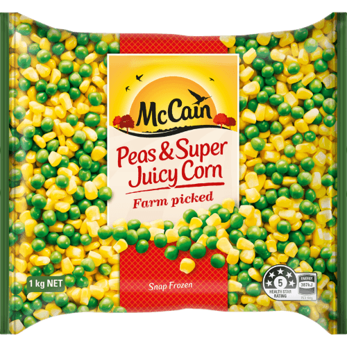 McCain Peas & Super Juicy Corn