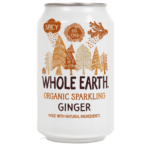 Whole Earth Organic Sparkling Ginger Drink 330 mL