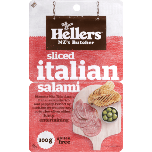 Hellers Sliced Italian Salami