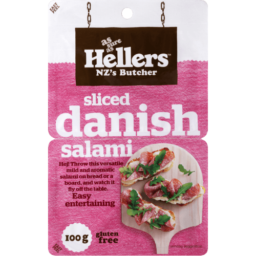 Hellers Sliced Danish Salami