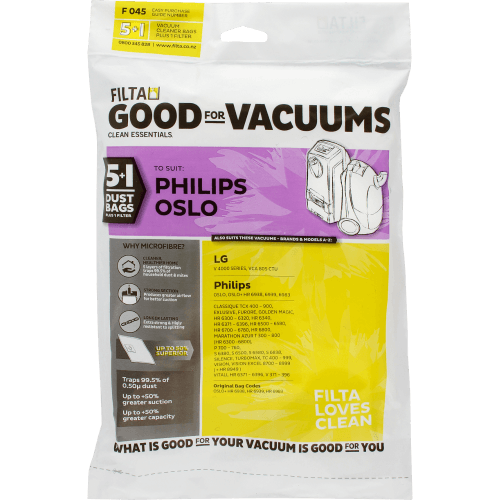 Filta Philips Oslo Vacuum Bags 5 pack
