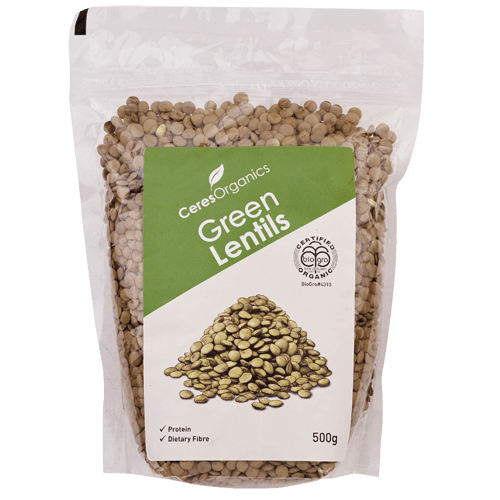 Ceres Organics Green Lentils