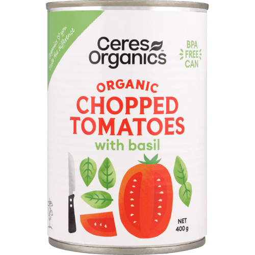 Ceres Organics Organic Chopped Tomatoes With Basil