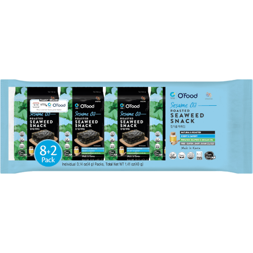 Chongga Sesame Oil Roasted Seaweed Snack