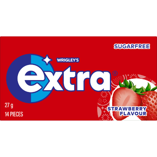 Wrigley's Extra Strawberry Sugar Free Chewing Gum