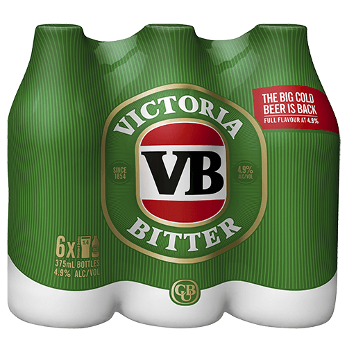 Victoria Bitter Beer Bottles