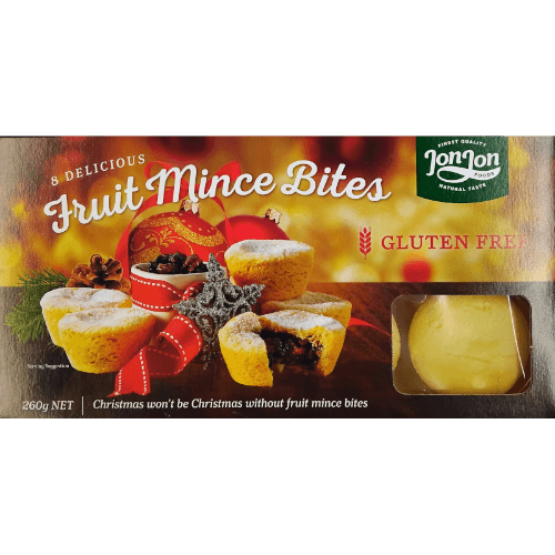 Jon-Jon Gluten Free Christmas Fruit Mince Bites