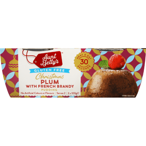 Aunt Betty's Christmas Gluten Free Plum Puddings