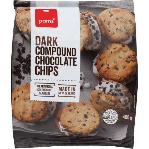 Pams Dark Compound Chocolate Chips