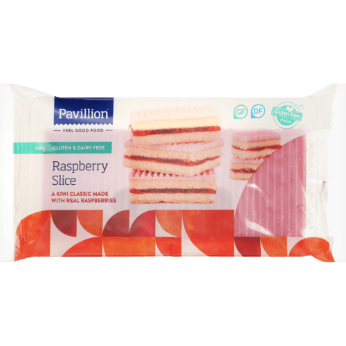 Pavillion Glute Free Raspberry Slice