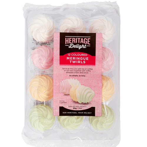 Heritage Delight Coloured Meringues