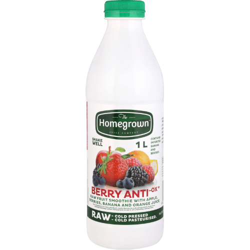 The Homegrown Juice Company Berry Fruit Smoothie