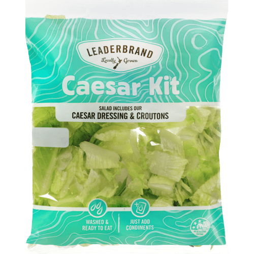 LeaderBrand Caesar Salad With Dressing Parmesan & Croutons