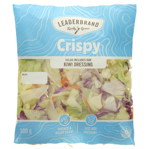 LeaderBrand Crispy Salad With Kiwi Dressing