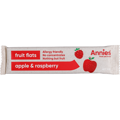 Annies Apple & Raspberry Fruit Flats