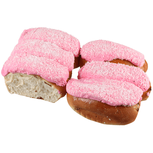 Raspberry Sultana Iced Buns