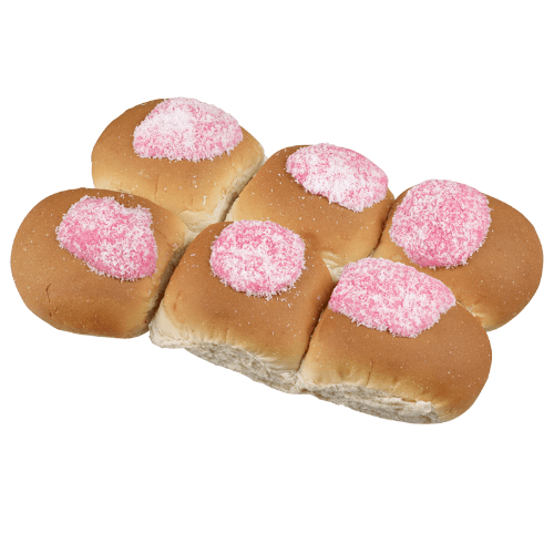 Raspberry Iced Buns