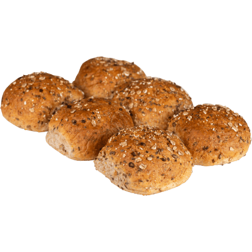 Mixed Grain Hamburger Buns 6 pack