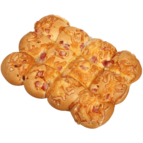 Cheese & Bacon Round Rolls
