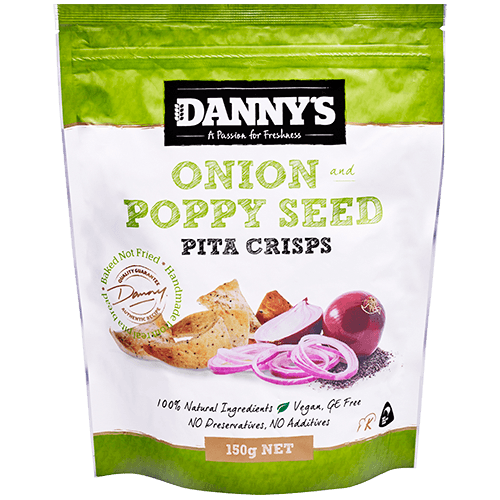Danny's Onion & Poppyseed Pita Crisps