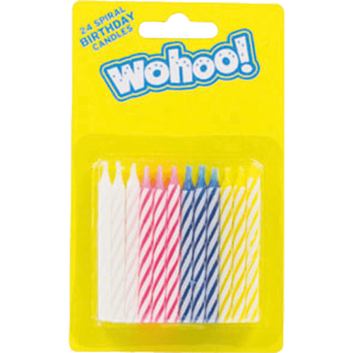 Korbond Wohoo Spiral Birthday Candles