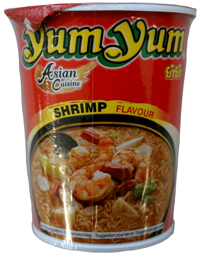 Yum Yum Shrimp Flavour Instant Noodle Cups