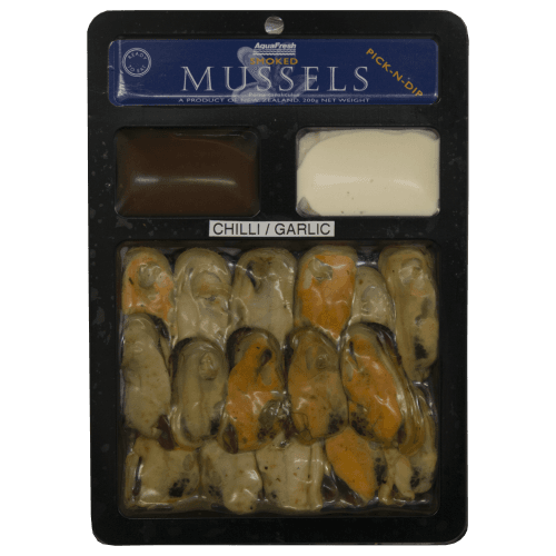 Always Fresh Smoked Mussels Pick N Dip Chilli & Garlic