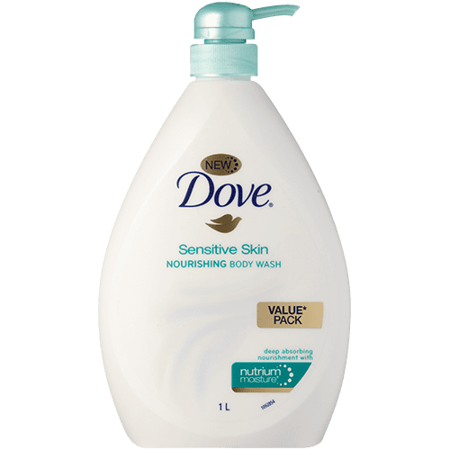 Dove Sensitive Skin Nourishing Body Wash 1 L