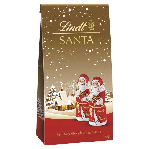 Lindt Chocolate Santa Mini Bag