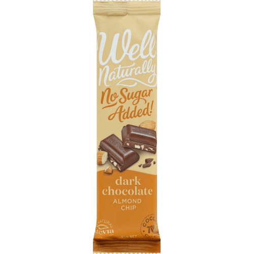 Well Naturally No Sugar Added Almond Dark Chocolate Bar