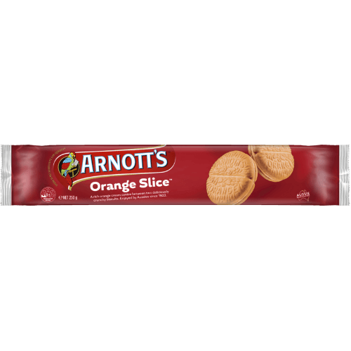 Arnott's Orange Slice Biscuits