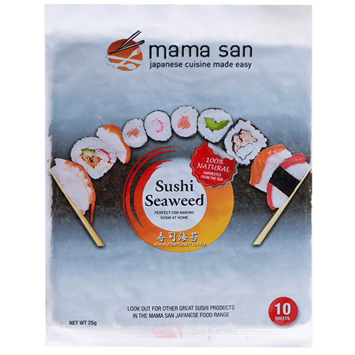 Mama San Sushi Seaweed 10 Sheets