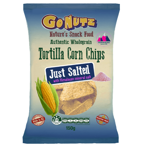 Gonutz Just Salted Wholegrain Tortilla Corn Chips