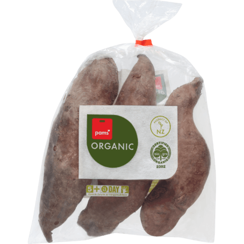 Pams Organic Kumara. 800 g
