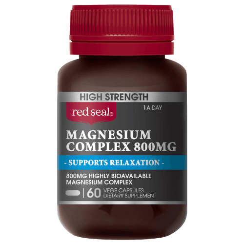 Red Seal High Strength Magnesium Complex 800mg Capsules