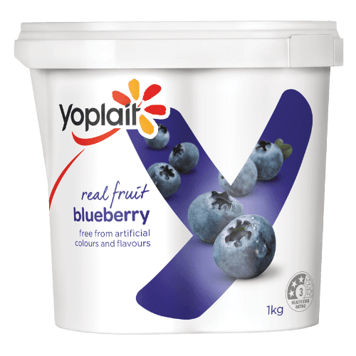 Yoplait Real Fruit Blueberry Yoghurt