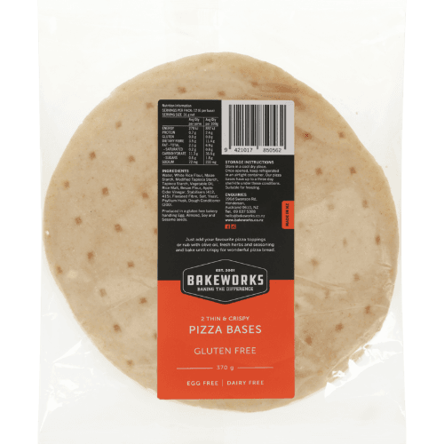Bakeworks Gluten Free Pizza Bases