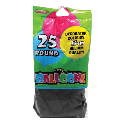 Hoorah Black Balloons