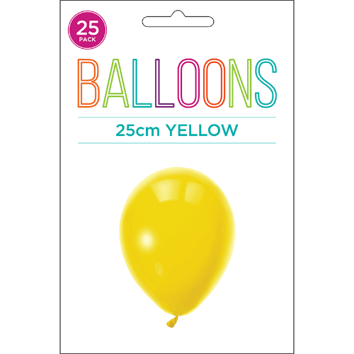 Hoorah Yellow Balloons