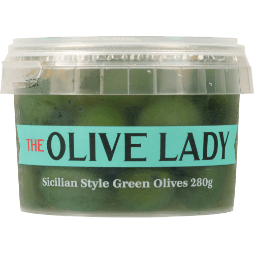 The Olive Lady Sicilian Style Green Olives