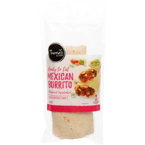 Theresa's Kitchen Ready To Eat Mexican Burrito